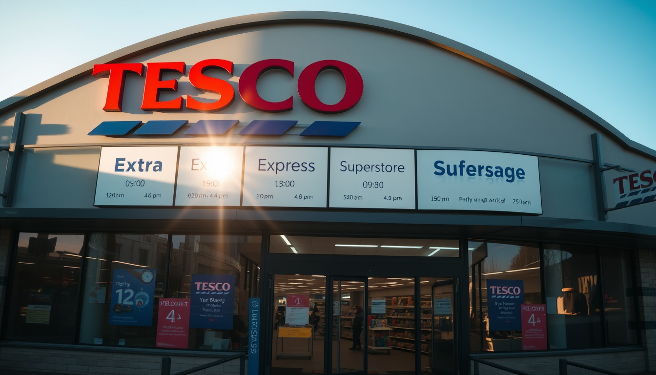 Tesco Opening Times Today - Extra, Express & Superstore Hours
